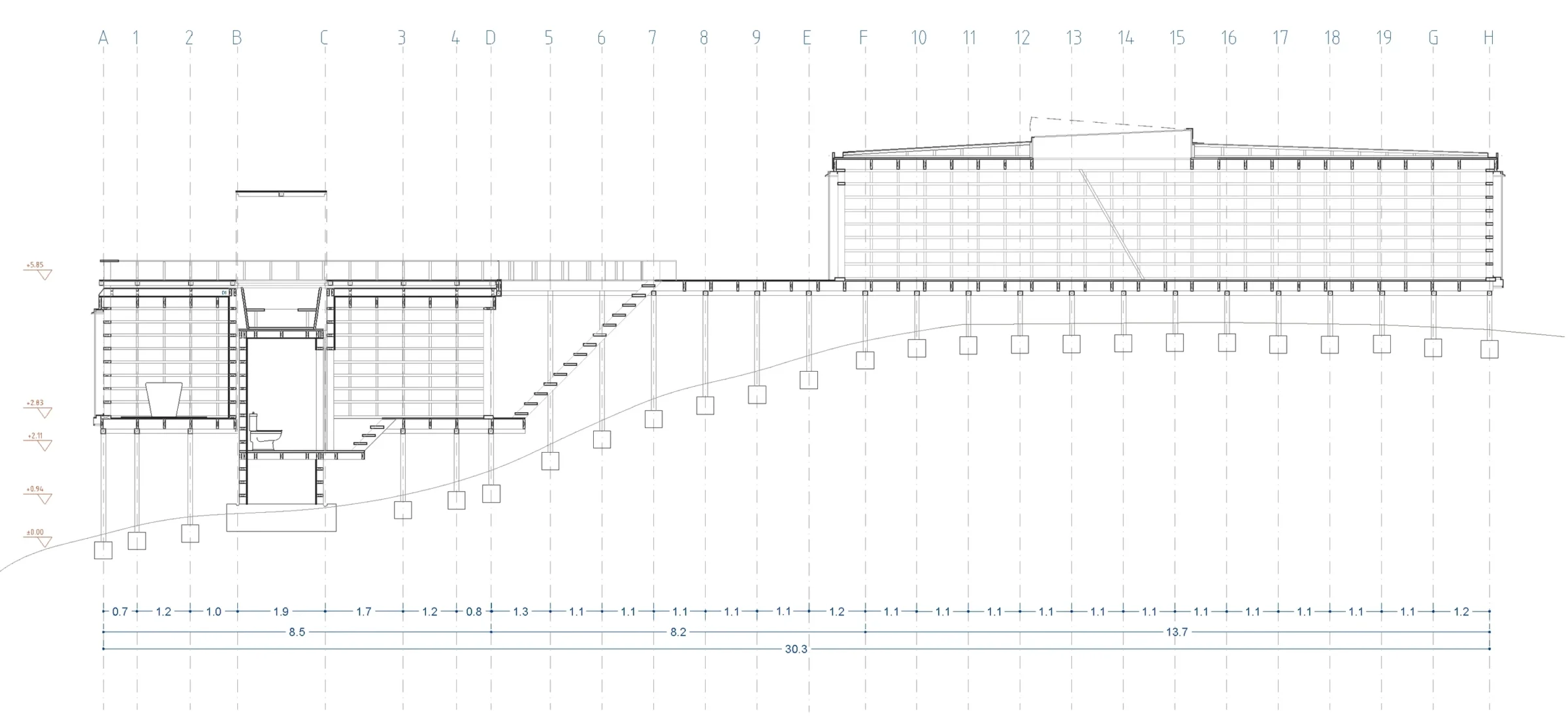 Plano — La Habitación, San Miguel, Chiloé