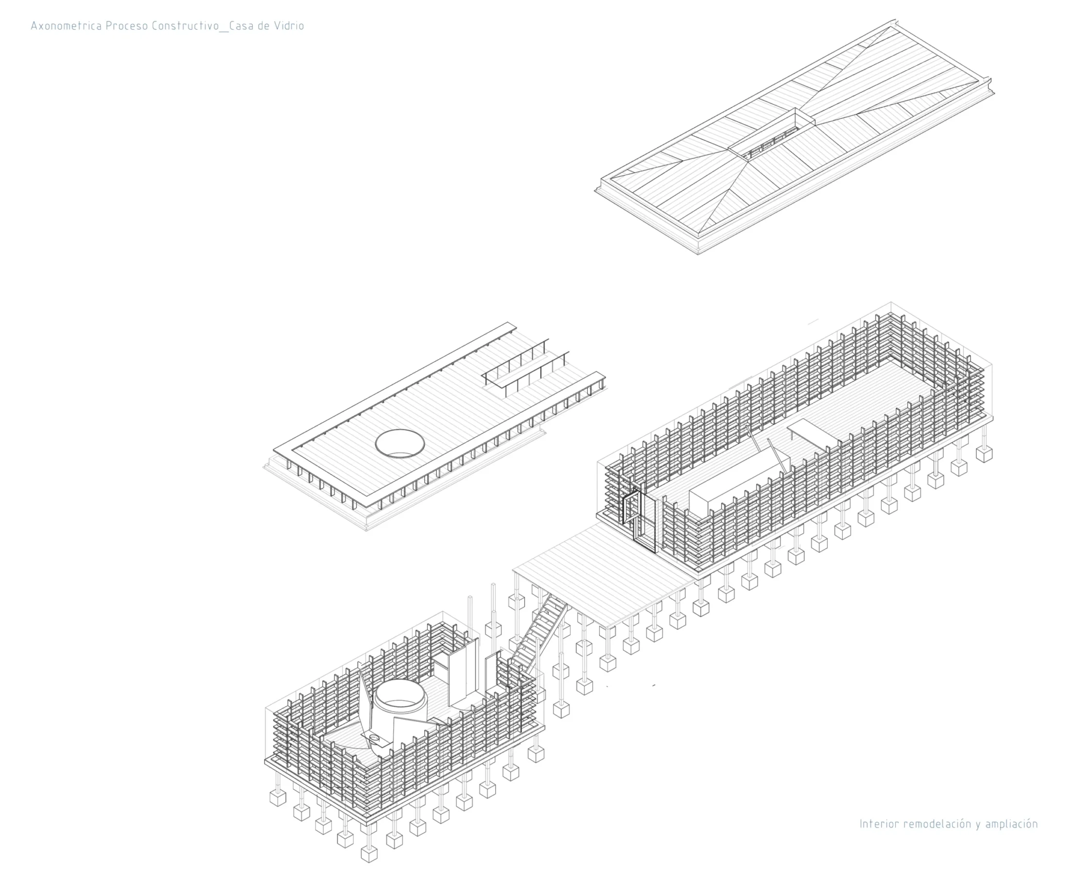 Drawing — La Habitación, San Miguel, Chiloé