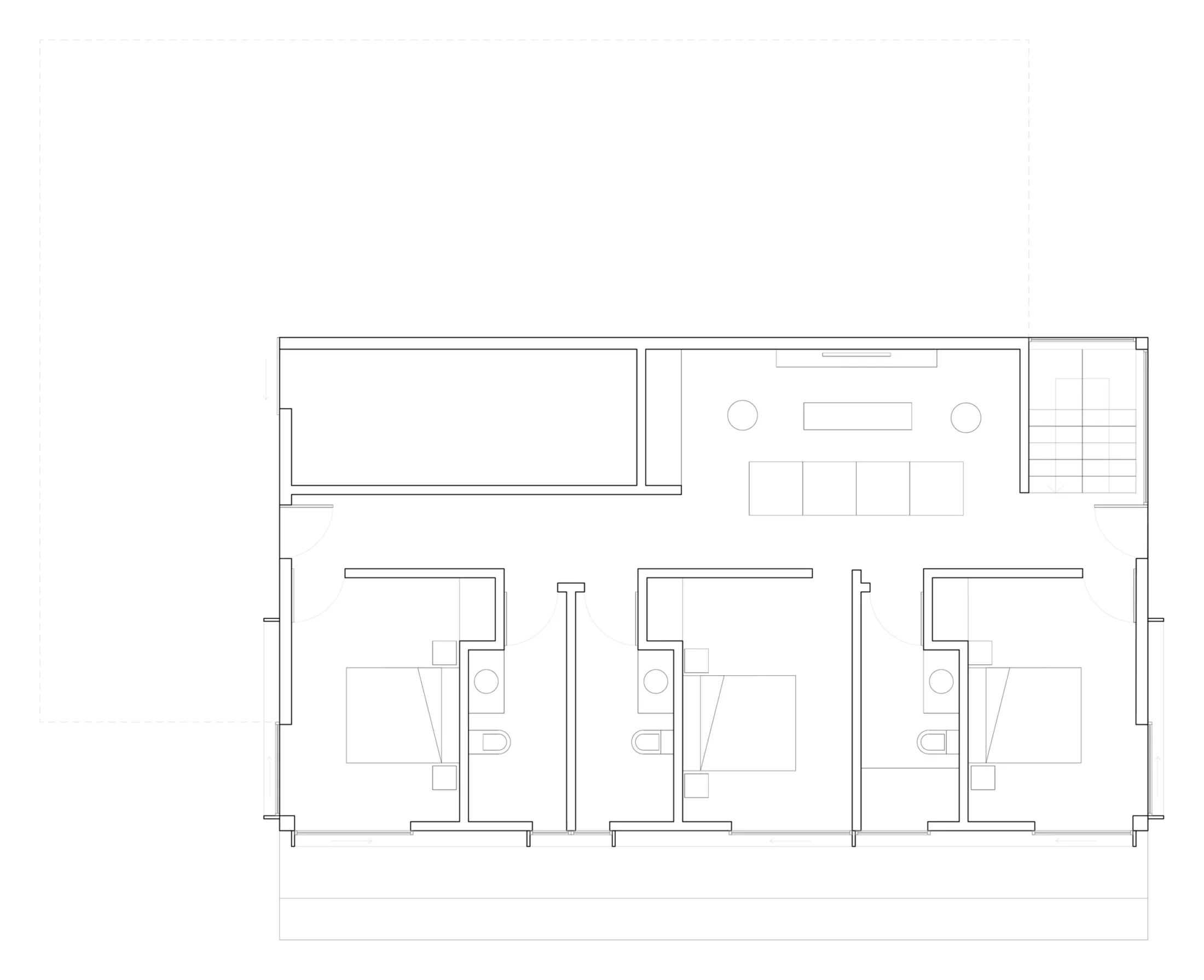 Drawing — Casa Marita, Santo Domingo, Valparaíso Region
