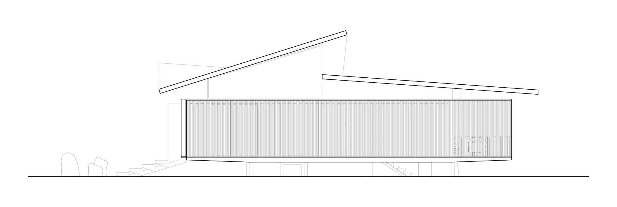 Plano — Casa Puertecillo, Puertecillo, Región de O’Higgins