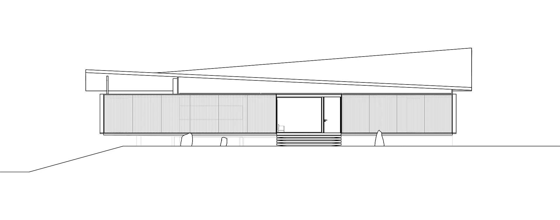 Plano — Casa Puertecillo, Puertecillo, Región de O’Higgins